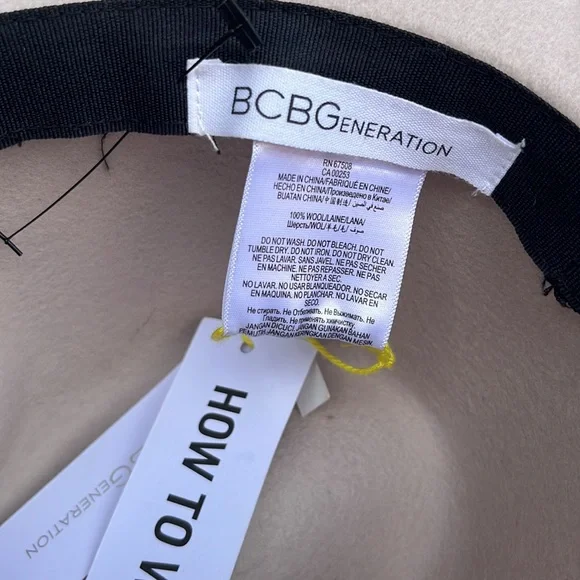 BCBG generation hat new with tags $48 one size with adjustable straps - Picture 5 of 7